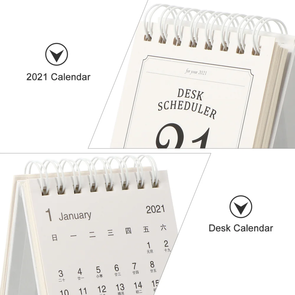 2 шт. бумажный календарь для дома и офиса 2021|Календари| |