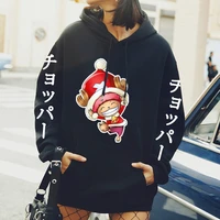 anime one piece hoodie tony tony chopper womens sweatshirts hip hop long sleeve pullover winter streetwear clothes