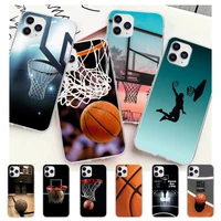 basketball basket transparent phone cover case for samsung galaxy a51 a71 s20 s10e s8 s7 s9 s10 plus j5 2016