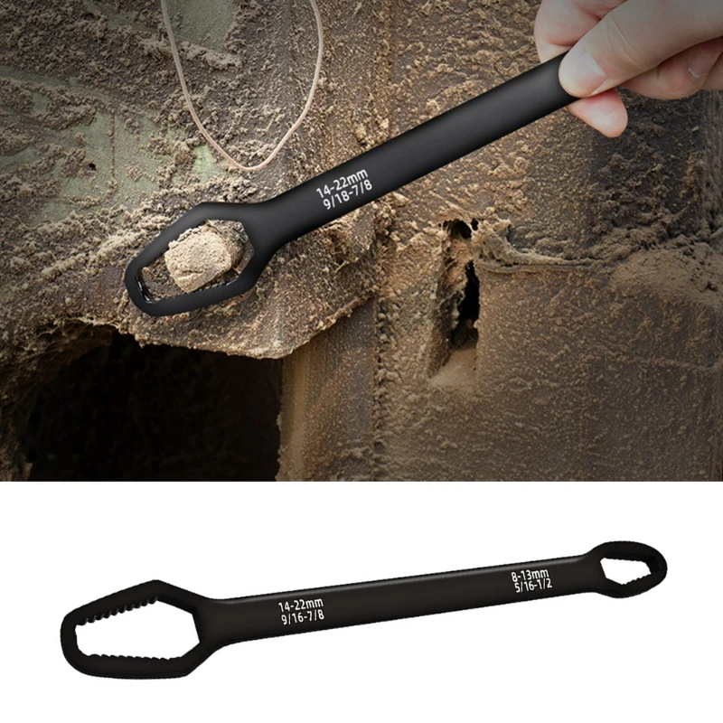 1 Pc Double End Wrenches Universal Spanner 14-22mm 8-13mm Wrench Key Screw Nuts Repair Quick Release Wide Used Professional | Инструменты