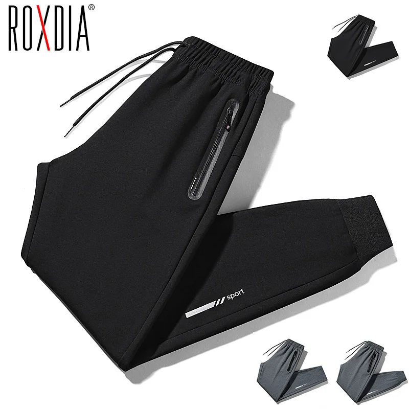 

Брюки мужские хлопковые прямые, уличная одежда, джоггеры, повседневные однотонные брюки с шаговым швом, эластичные брюки для улицы, RXM683