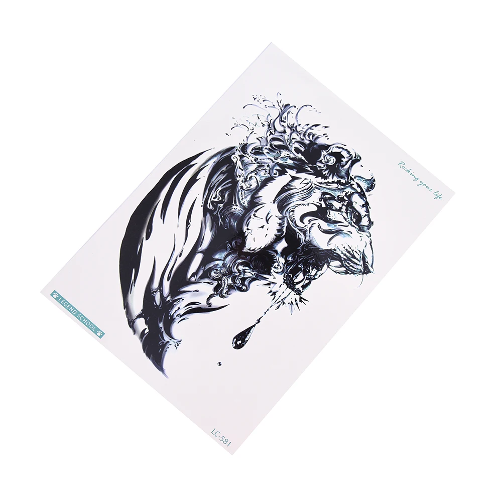 

1pcs Temporary Tattoo Stickers Waterproof Tiger Tattoo DIY Art Tattoo Decal for Universal Beauty Tool