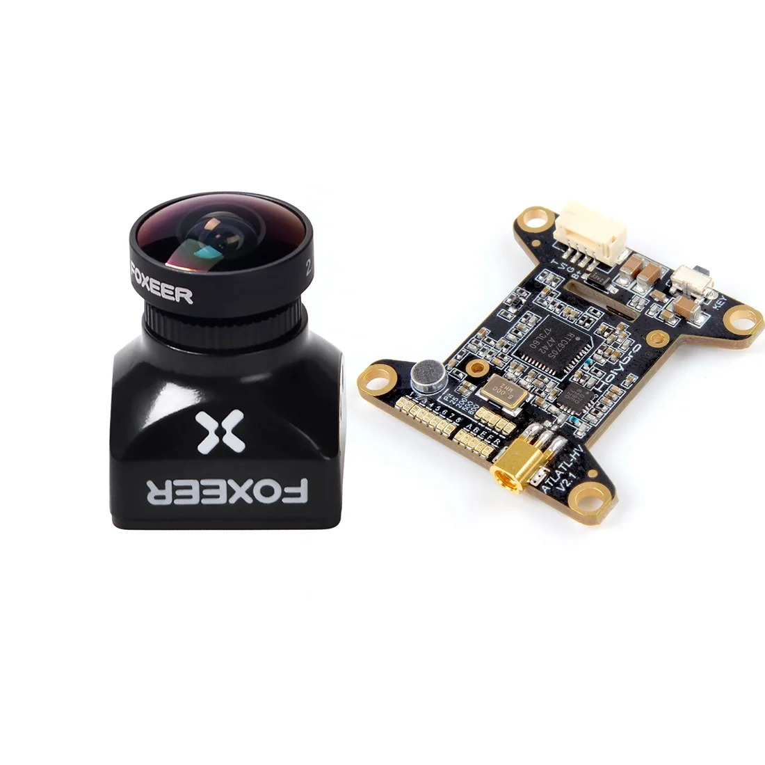 Foxeer Razer Mini HD 5 Мп 2 1 мм M12 1200TVL FPV камера с Atlatl HV V2 8G 40CH VTX для DIY RC гоночного