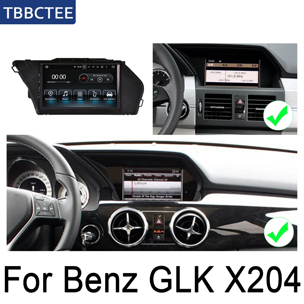 Мультимедийный плеер Mecerdes Benz GLK X204 2008 ~ 2014 NTG Android радио GPS навигация HD экран Wi Fi