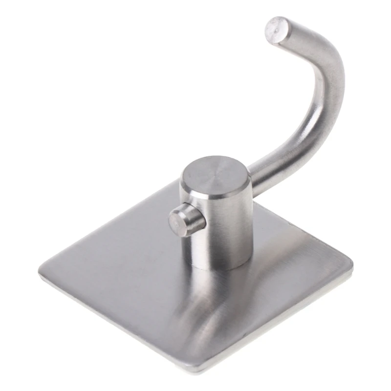 

Adhesive Sticker Stainless Steel Rustproof Hook Wall Door Clothes Towel Hanger Dropshipping