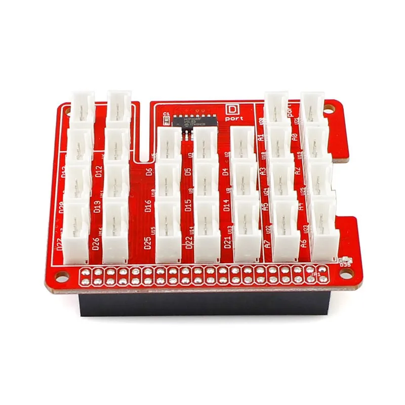 Базовый щит V2.0 Raspberry Pi 4B Gpio макетная плата UART/iec/аналоговый/цифровой интерфейс JST 2,0 мм подключение для Raspberry Pi 3B