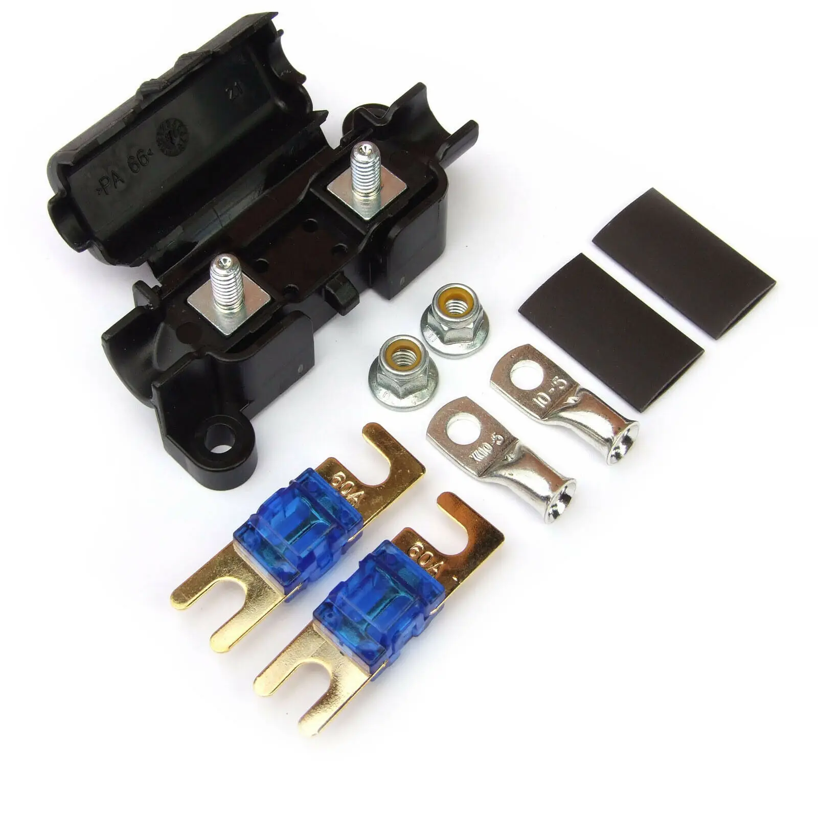 60 АМП в линии держатель плавкого предохранителя Комплект с миди клеммный терм