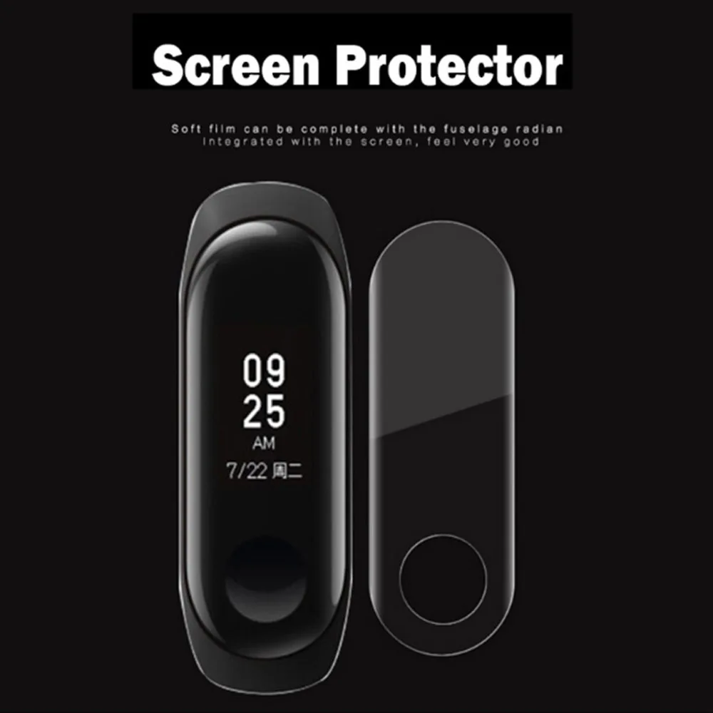 Стекло для Xiaomi Mi Band 4 3 Защитная пленка экрана NFC аксессуары смарт браслета