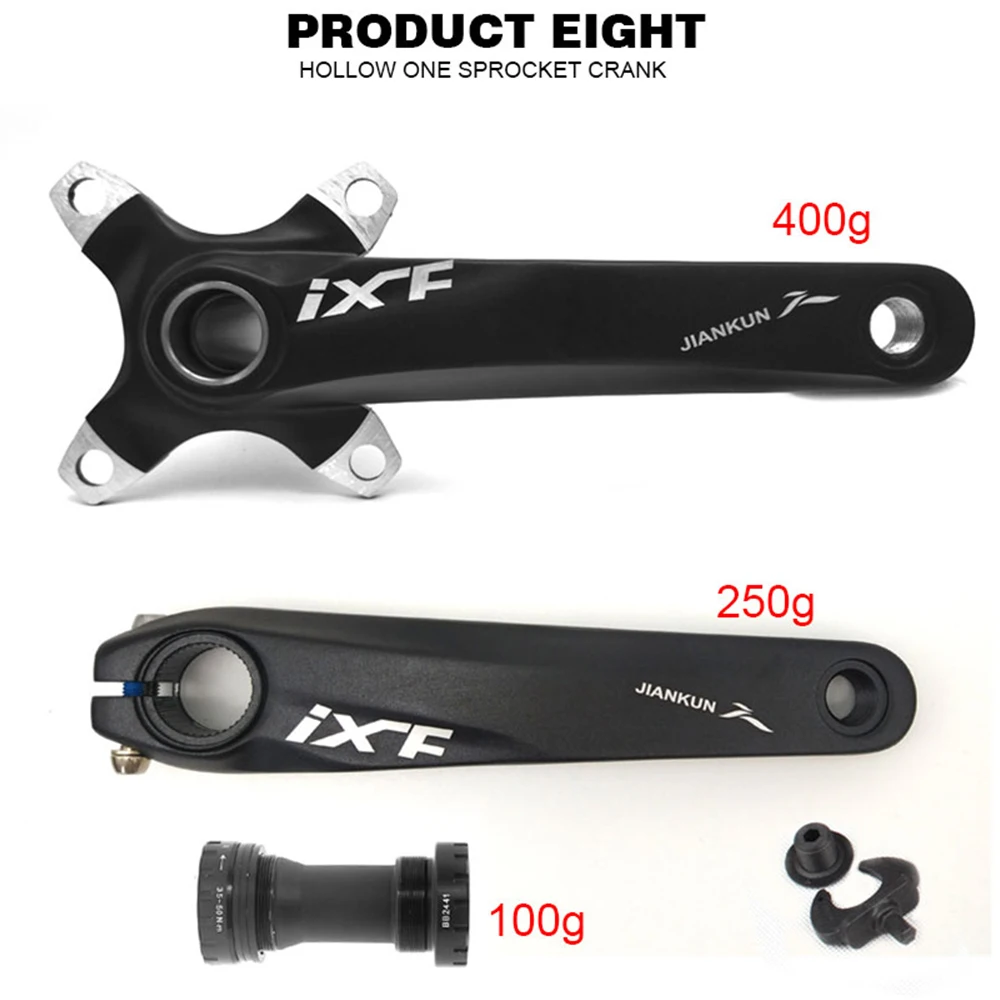 

170mm MTB Bike Crankset Aluminum Alloy Crank Arm with Bottom Mountain Bicycle Accessories Crank Set