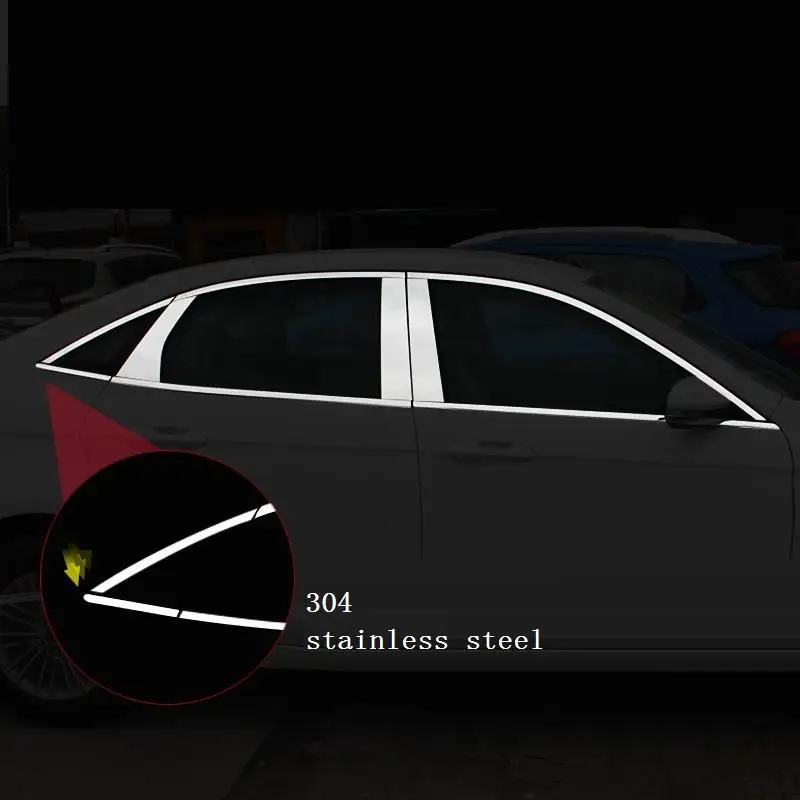 Автомобильные автомобильные хромированные внешние части для окон аксессуары