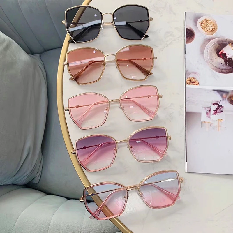 Модные женские солнцезащитные очки высокого разрешения роскошные дизайнерские