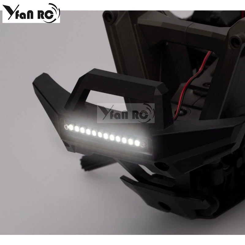 

With spotlight Front Rear Bumper Bar Upgrade Accessories for TRAXXAS 1/10 MAXX RC Car