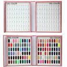 120216 цветов s ложный дизайн ногтей показывающая полка DIY Типсы для ногтей дисплей книга маникюр лак для ногтей Дисплей Палитра цветная карта доска