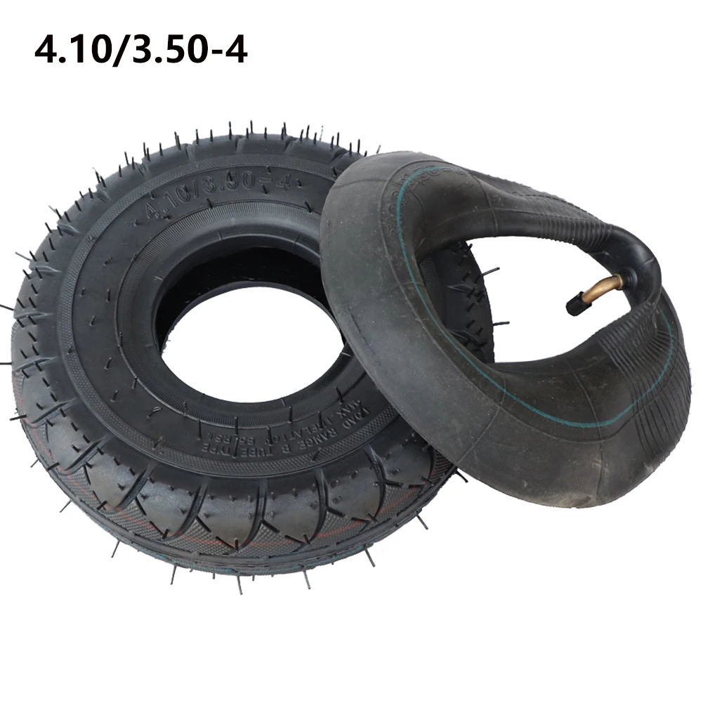 

10 Inch 4.10 3.50-4 Tyre 4.10-4 Outer Tires Inner Tube Fit Electric Tricycle Trolley Electric Scooter Warehouse Car