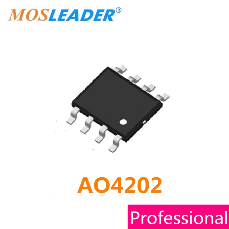 

Mosleader AO4202 SOP8 100 шт. 4202 30 в N-Channel высокое качество