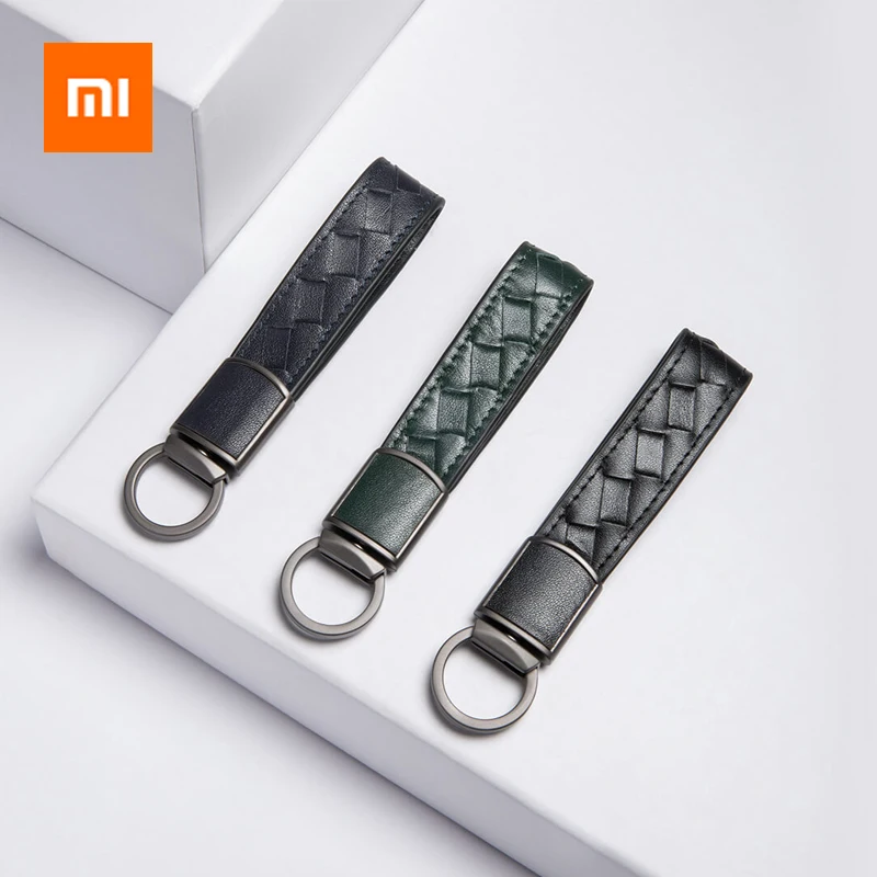Xiaomi чехол для автомобильных ключей из натуральной кожи сумка кошелек держатель
