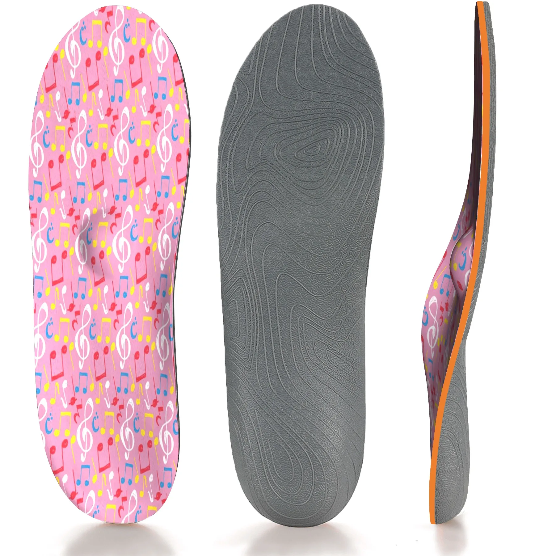 

Ease Plantar Fasciitis EVA Shoe Inserts,Original Arch Support Insoles,Thin Orthotic Insoles Men and Women-Foot Pain