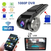 hd usbwifi car dash dvr record front camera video 170%c2%b0 auto recorder for android radio multimedia player surveillance adas