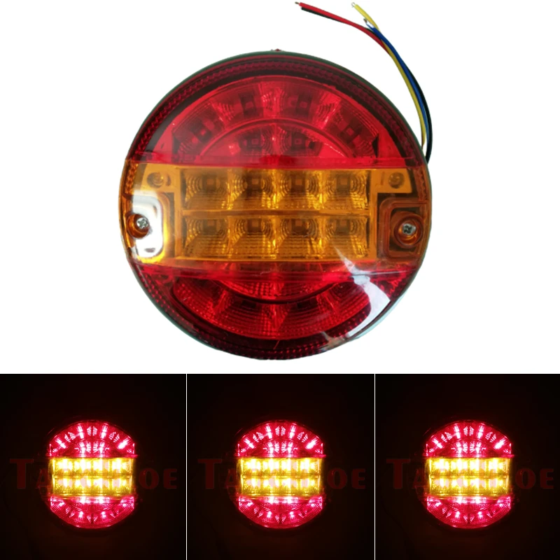 

1 шт. Трейлер задний светильник 12 в 24 В светодиодный задний светильник s для грузовика пикап грузовик Танк Автомобильная задняя лампа поворо...