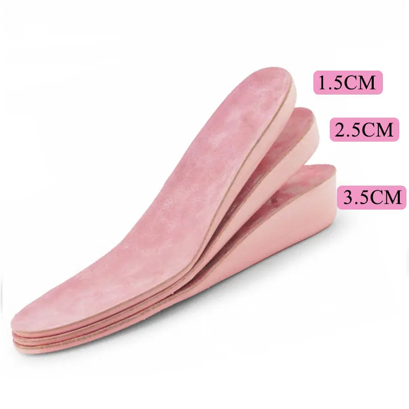 

Height Increase Insoles Women Invisible Heighten Lifting Shoe Pad Sweat-Absorbent Breathable Shoe Pad Unisex Sport Sole Insert