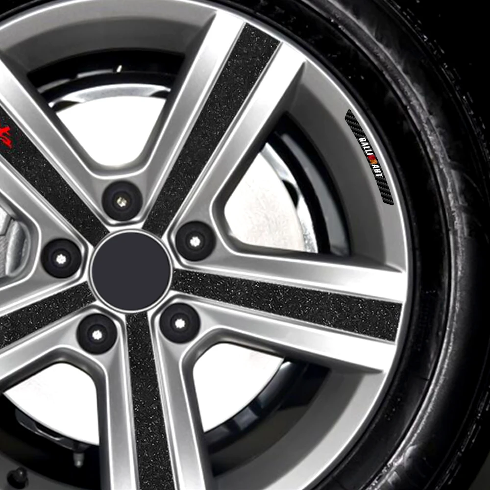 Наклейка на автомобильные диски 4 шт. гоночная наклейка Стайлинг для Peugeot 206 207 307