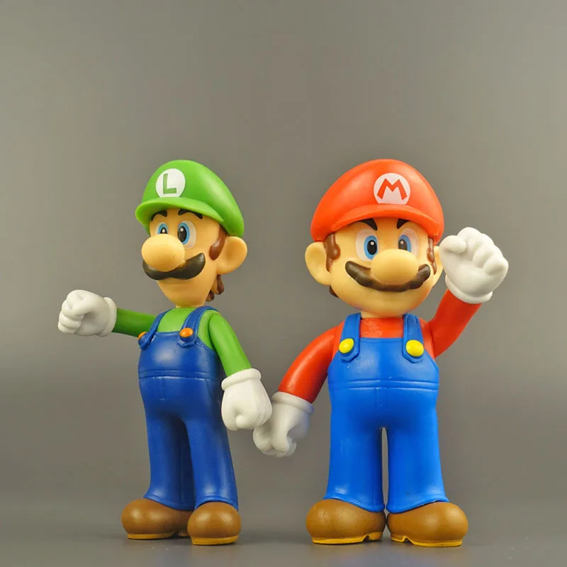 Экшн-фигурки в стиле Super Mario Bros Йоши Луиджи варао куклы игрушки кавайные аниме