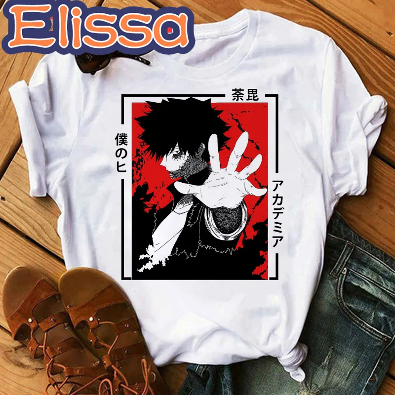 

Japanese Anime My Hero Academia Print T Shirts Women Summer Short Sleeves Lady Shirt Harajuku O-neck Top Clothing,Drop Shipping