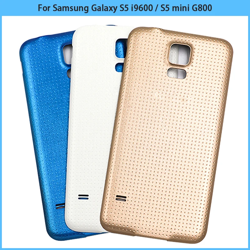 Новый чехол для задней крышки S5 Samsung Galaxy i9600 G900F G900H Пластиковая Крышка батарейного