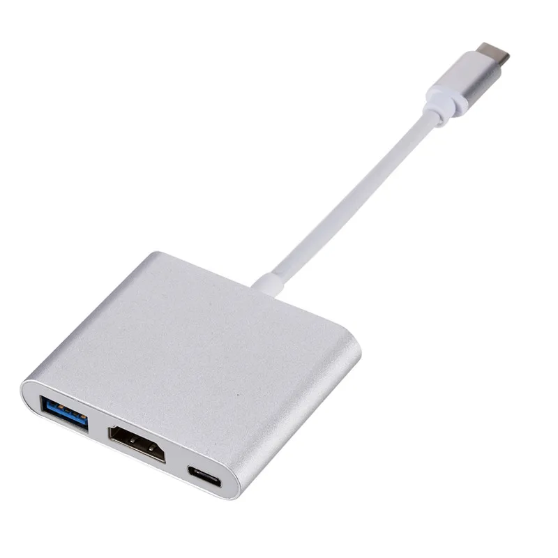 USB-C к HDMI 3 в 1 кабель конвертер для Samsung Huawei Apple Usb Thunderbolt Type C переключатель 4K
