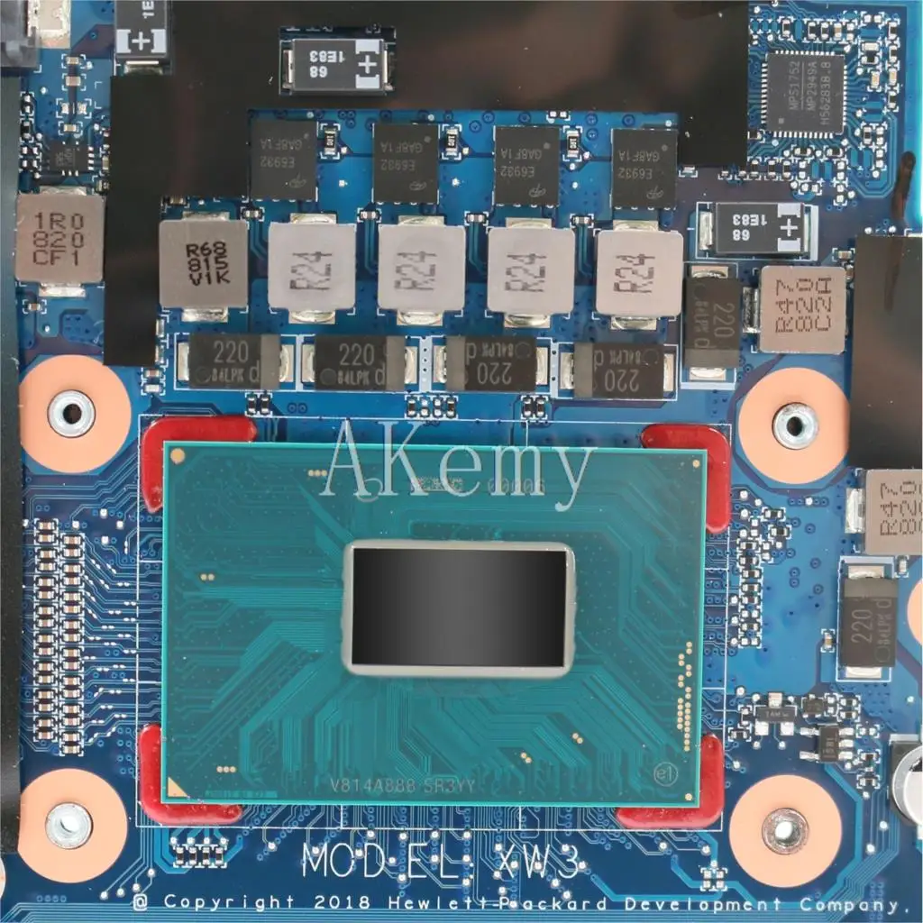 

High quality L28461-001 For HP 14S-cf series 14s-cf2004tx laptop motherboard DA0XW3MBAG0 SR3YY I7-8750H DDR4 100% Fully Tested