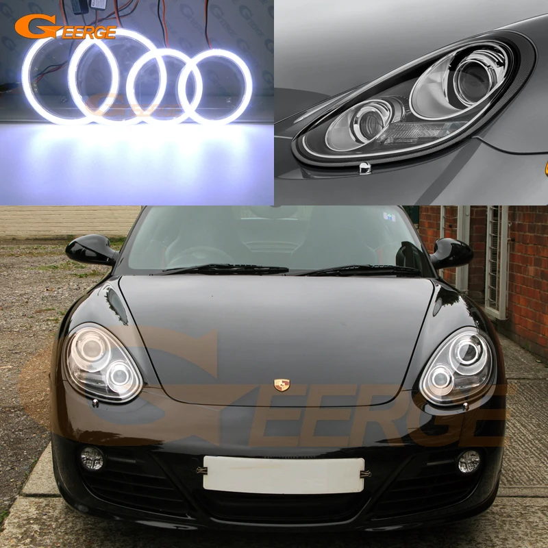 Ксеноновые фары для Porsche 987 Boxster Cayman facelift 2009 2010 2011 отличные ультраяркие COB