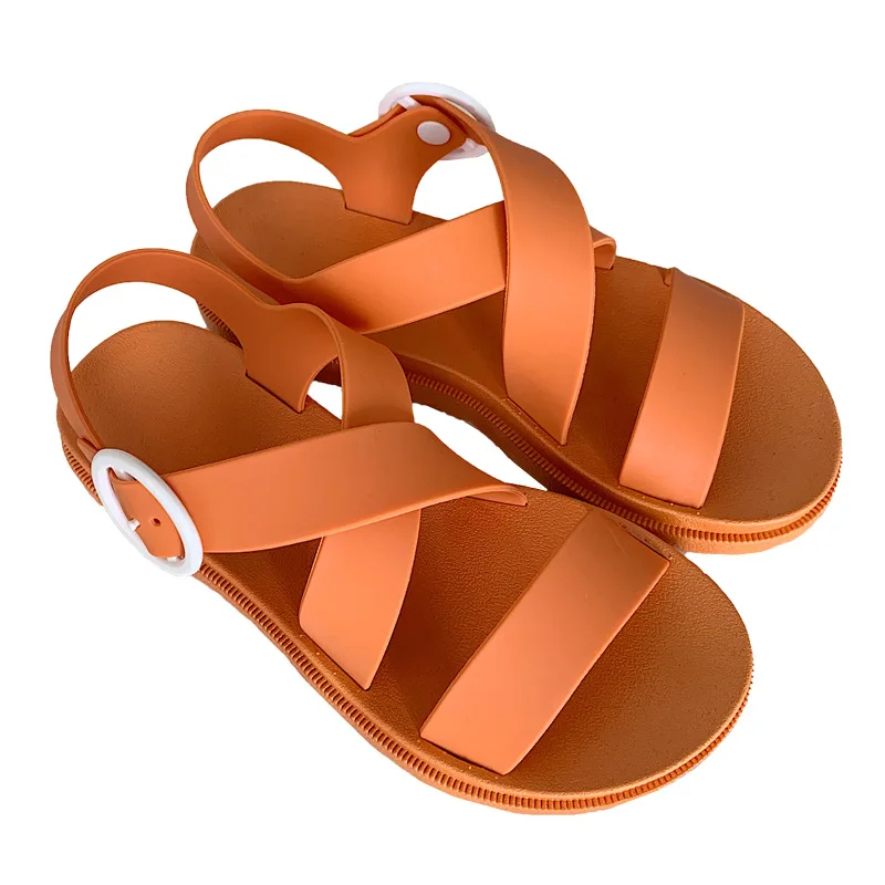 

2021 New Sandals Women Summer Korean Ins Students Flat Casual Vacation Roman Sandals Fairy Style Beach Shoes Sandalias De Mujer