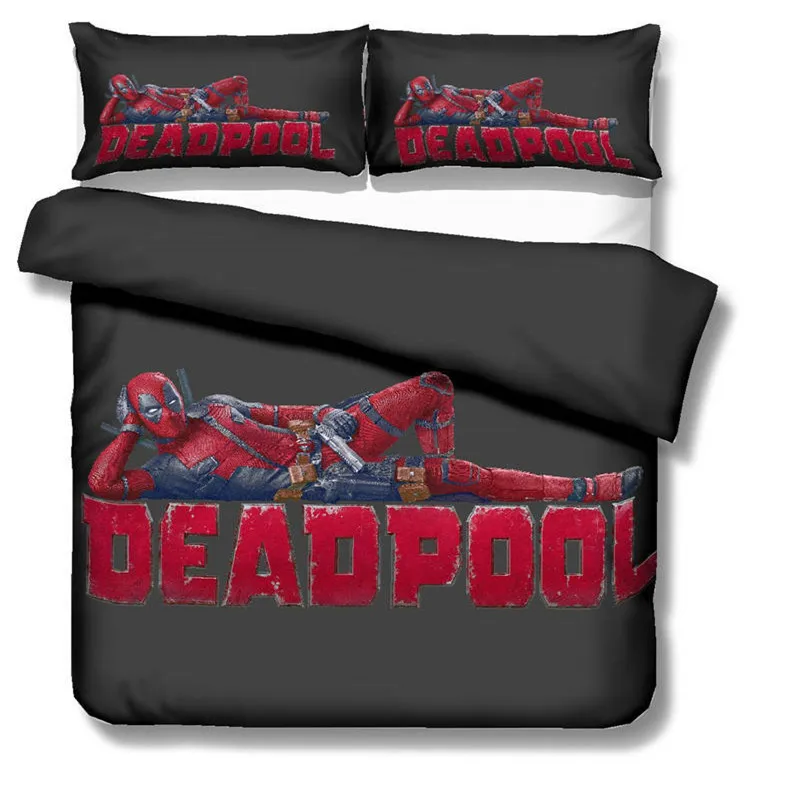 Набор постельного белья Marvel Deadpool hero 3D постельное белье с пододеяльником