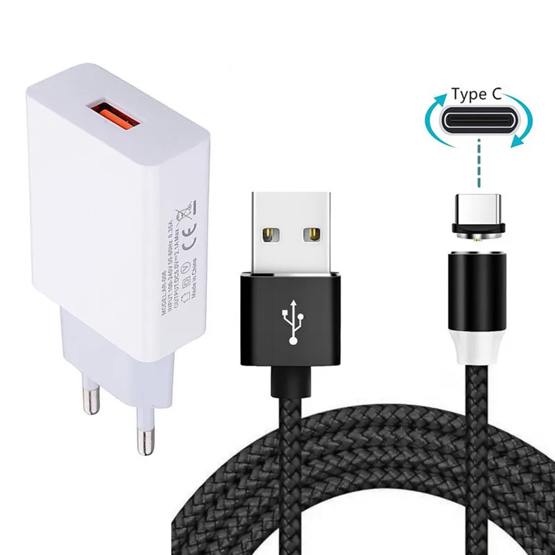 Магнитный usb кабель типа C для Samsung galaxy S20 M31 A40 Huawei Honor 9 10 20 Xiaomi Mi A3 Redmi Note 9S 8 8T