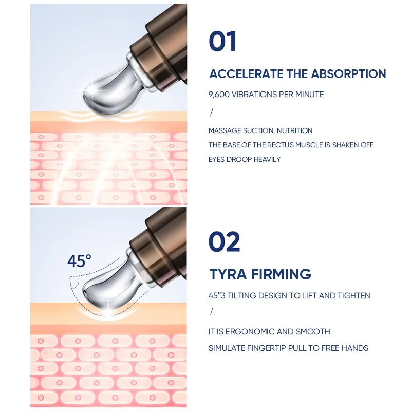 Крем для кожи вокруг глаз с электрической массажной головкой 20 мл | Красота и