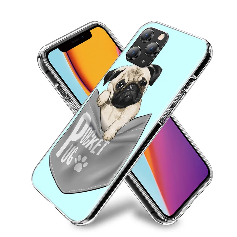 Силиконовый чехол для Apple iPhone 12 Mini 11 Pro XS Max XR X 8 7 6S 6 Plus 5S SE 2020 | Мобильные телефоны и