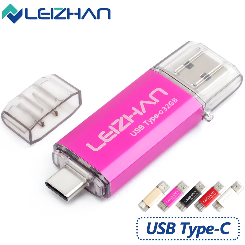 LEIZHAN тип c USB флэш накопитель C Рамочка для фотографии huawei P20 P30 samsung Galaxy S10 S9 Note 9 S8