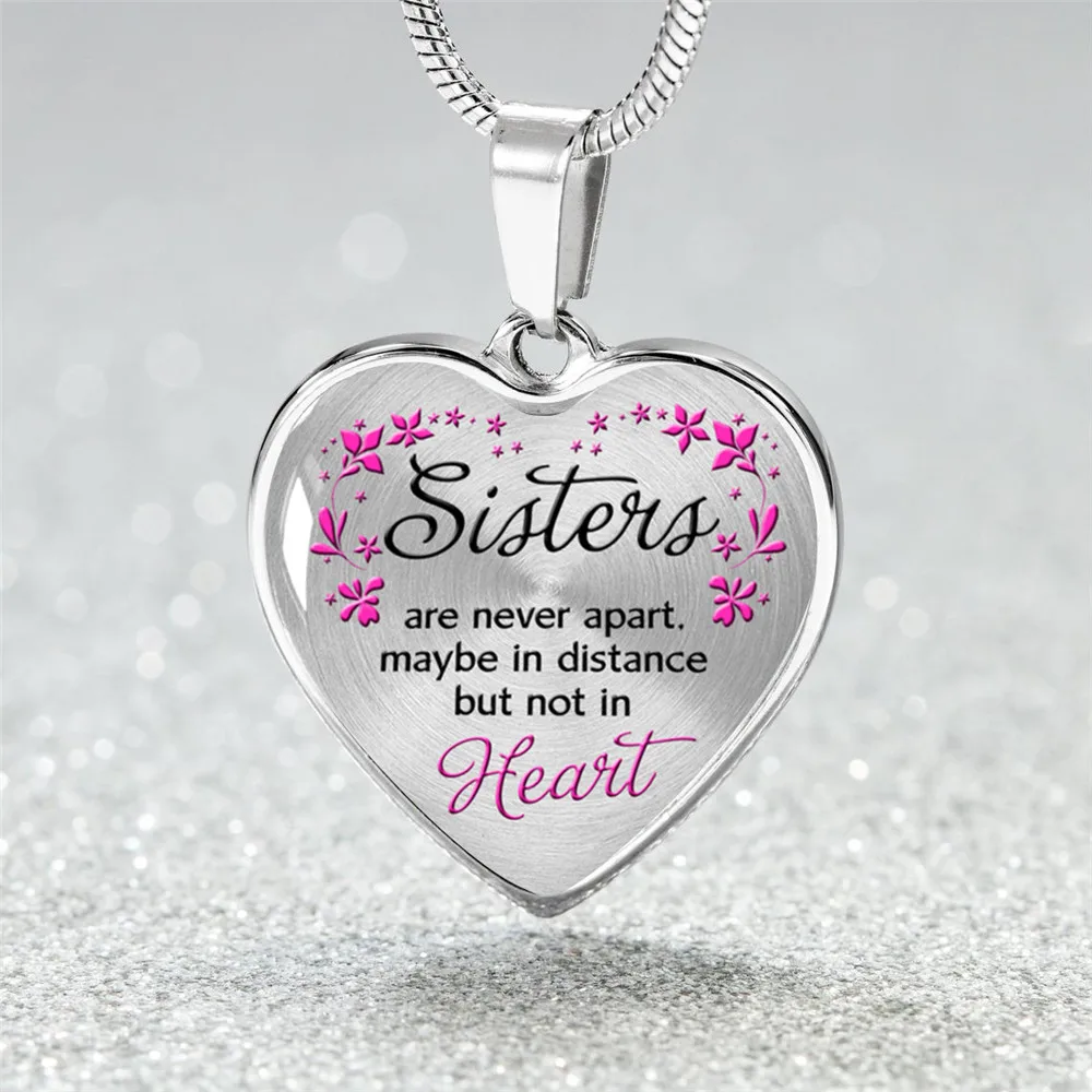 Ожерелье с кулоном в виде сердца для моей сестры | Украшения и аксессуары