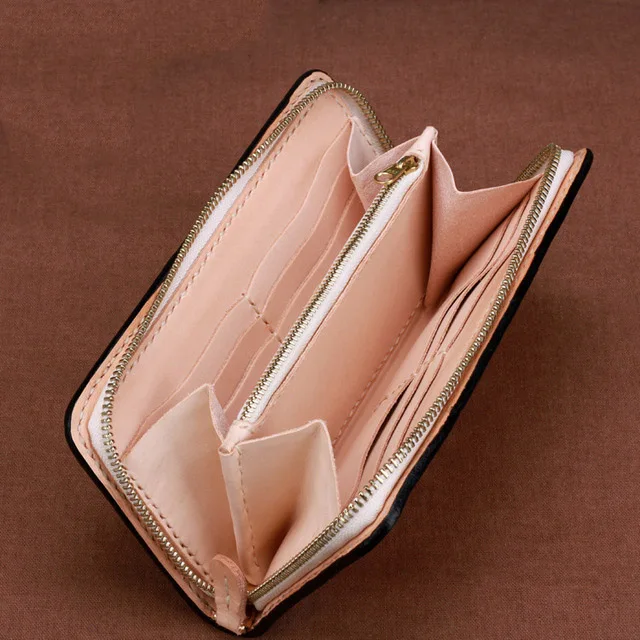 Оригинальный Женский кошелек ручной работы кожаный ретро-кошелек с верхним