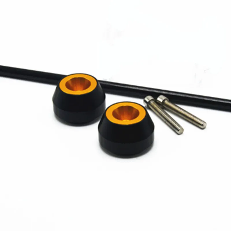 Golden rear wheel MTKRACING CNC модифицированный мотоцикл падение мяч/амортизатор для Aprilia shiver 750 2008 - Цвет: Golden rear wheel