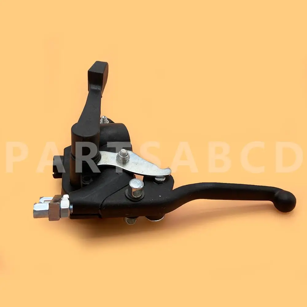 Thumb дроссельная заслонки двойной тормозной рычаг регулятор скорости 33cc 49cc мини