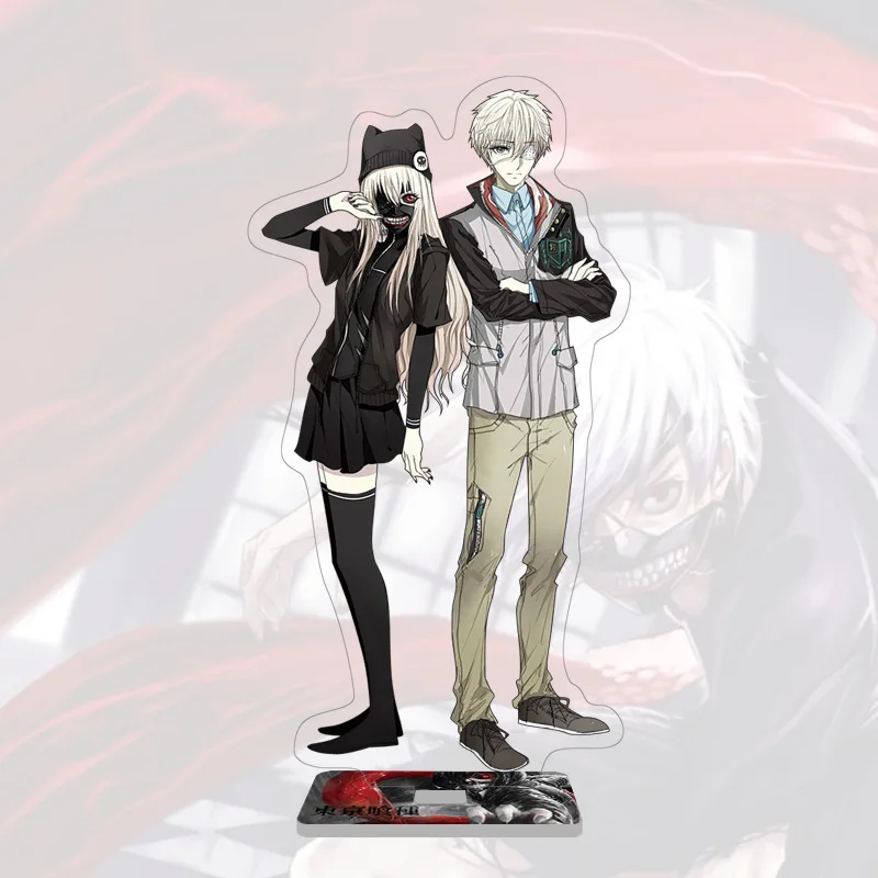 

1Pc Japanese Anime Tokyo Ghoul Acrylic Stands Figure Model Plate Holder Anime Around Fans Collection Gift