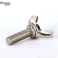 m6m8 butterfly screws wing nut screw ingot thumb claw hand tighten bolt vis inoxydable tornillos parafuso schroeven vida din316