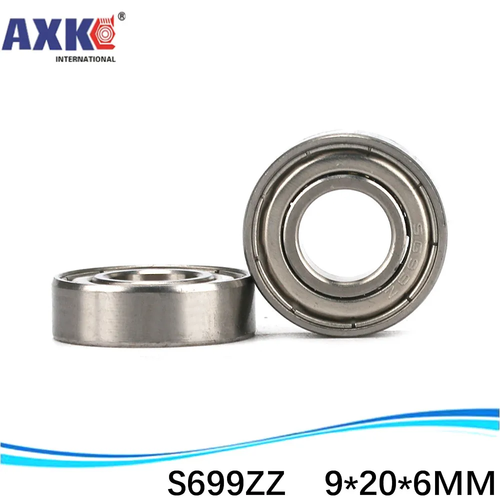 

500pcs free shipping SUS440C environmental corrosion resistant stainless steel deep groove ball bearings S699ZZ 9*20*6 mm
