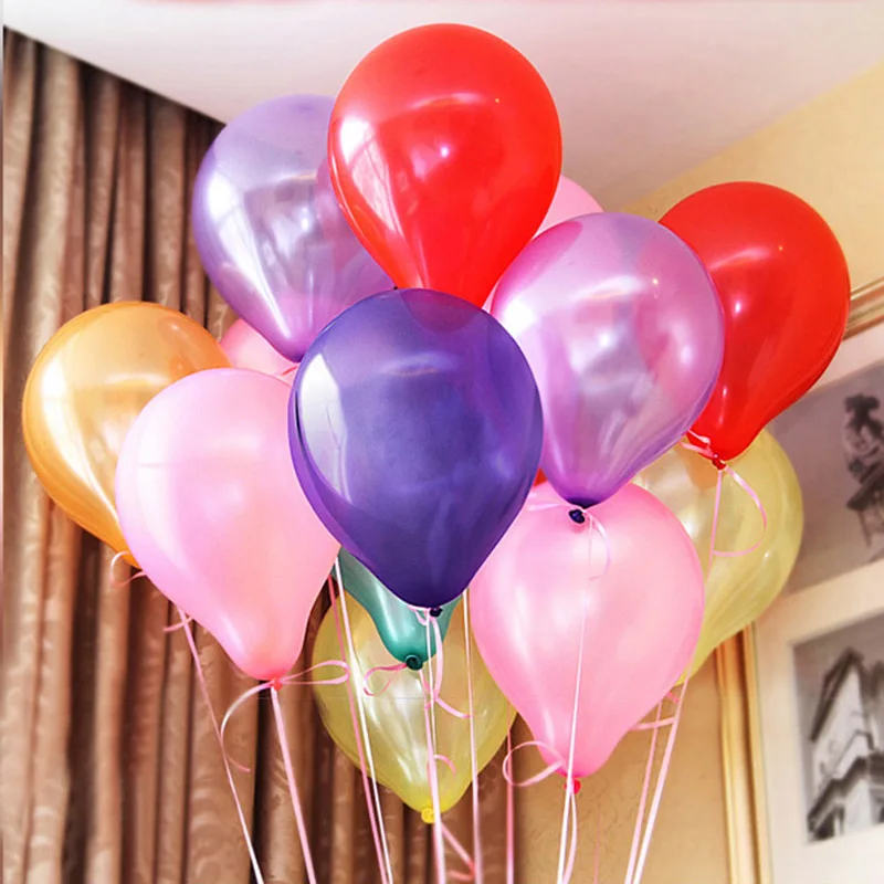 

10Pcs 10inch 1.5g Pearl Latex Balloons Happy Birthday Party Wedding Valentine's Day Decoration Balloon Kids Toy Air Balls Globos