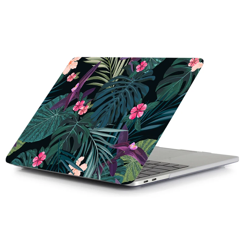 MTT чехол для ноутбука Macbook Pro retina 13 15 с сенсорной панелью тропические растения чехол для macbook Air 11 13 12 дюймов Funda