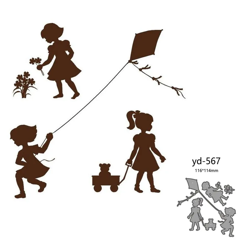 

Металлические Вырубные штампы, детское украшение для игры, для скрапбукинга, бумаги, рукоделия, нож, форма, лезвие, перфоратор, трафареты