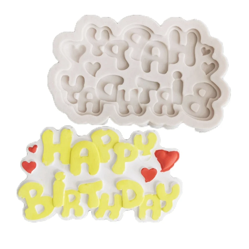 

Justdolife, форма для конфет на день рождения, силиконовая форма для помадки, форма для шоколада, 3D форма для помадки на день рождения, инструмент ...