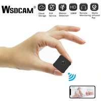 wsdcam mini camera home security camera wifi night vision 1080p wireless camera remote monitor phone app dvr camcorder