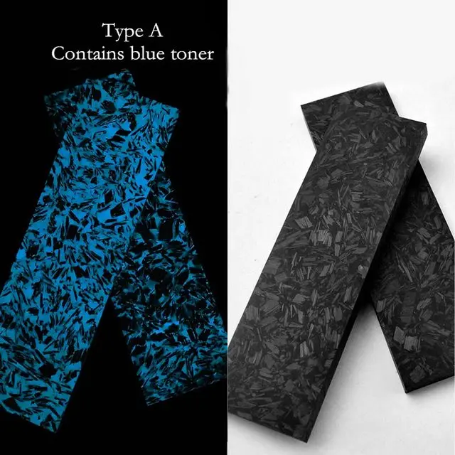 1Piece Noctilucent Marbled CF Carbon Fiber Block Ripple Resin Tool for DIY Knife Handle Craft Supplies | Инструменты
